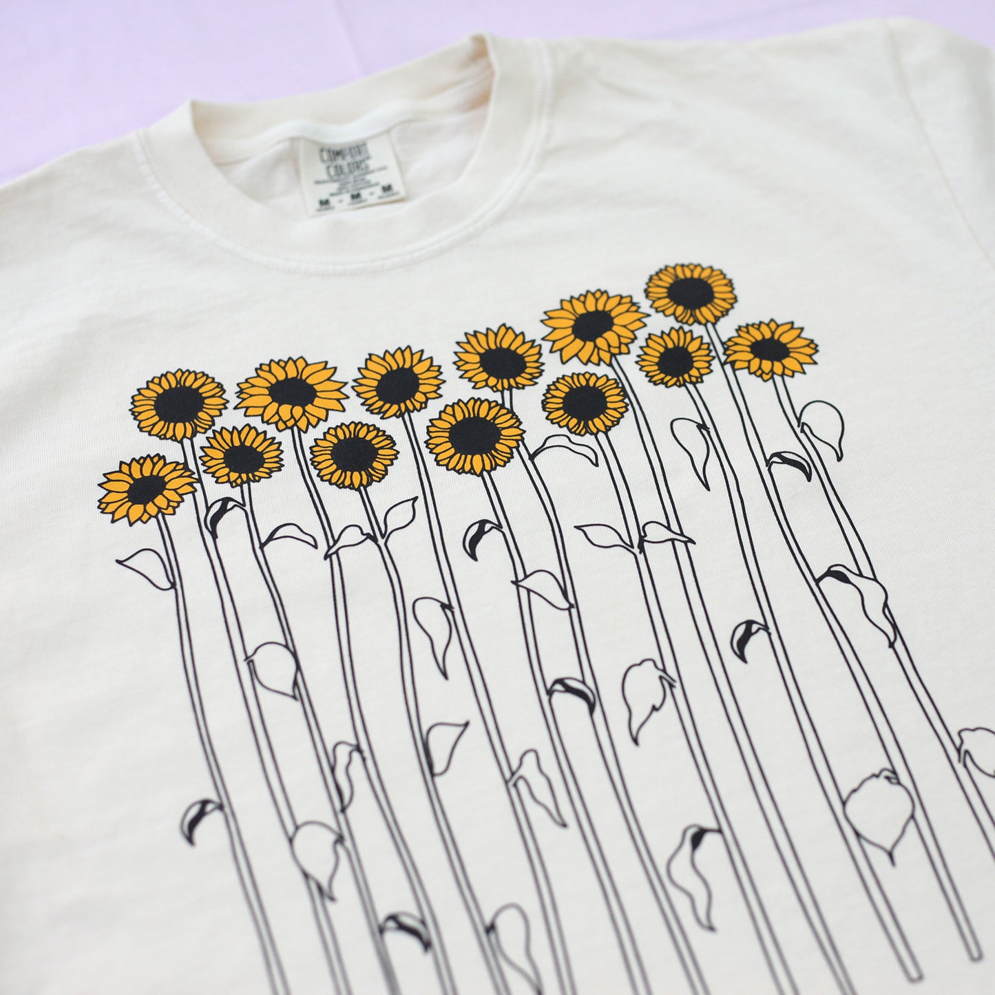 Sunflower Tee Cropped