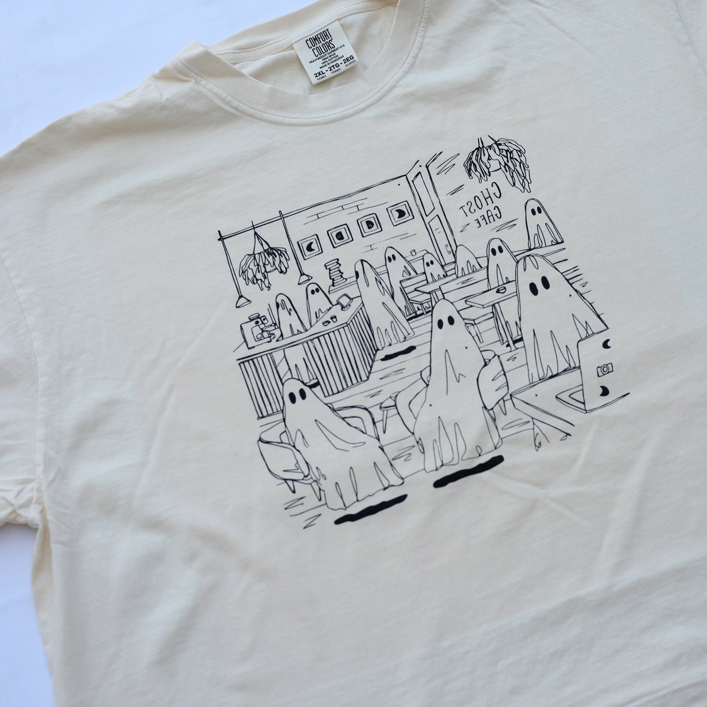 Ghost Cafe Cropped (Ivory)