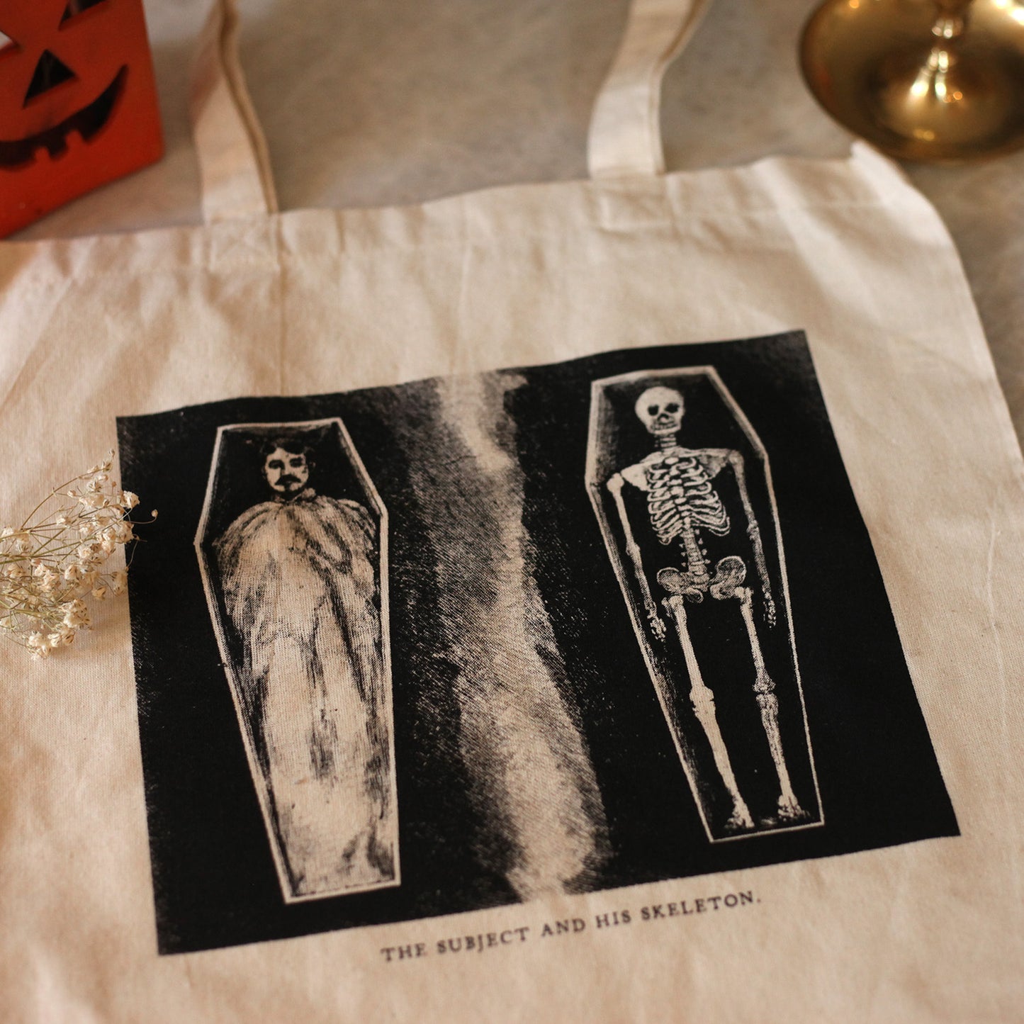 Skeleton Tote Bag