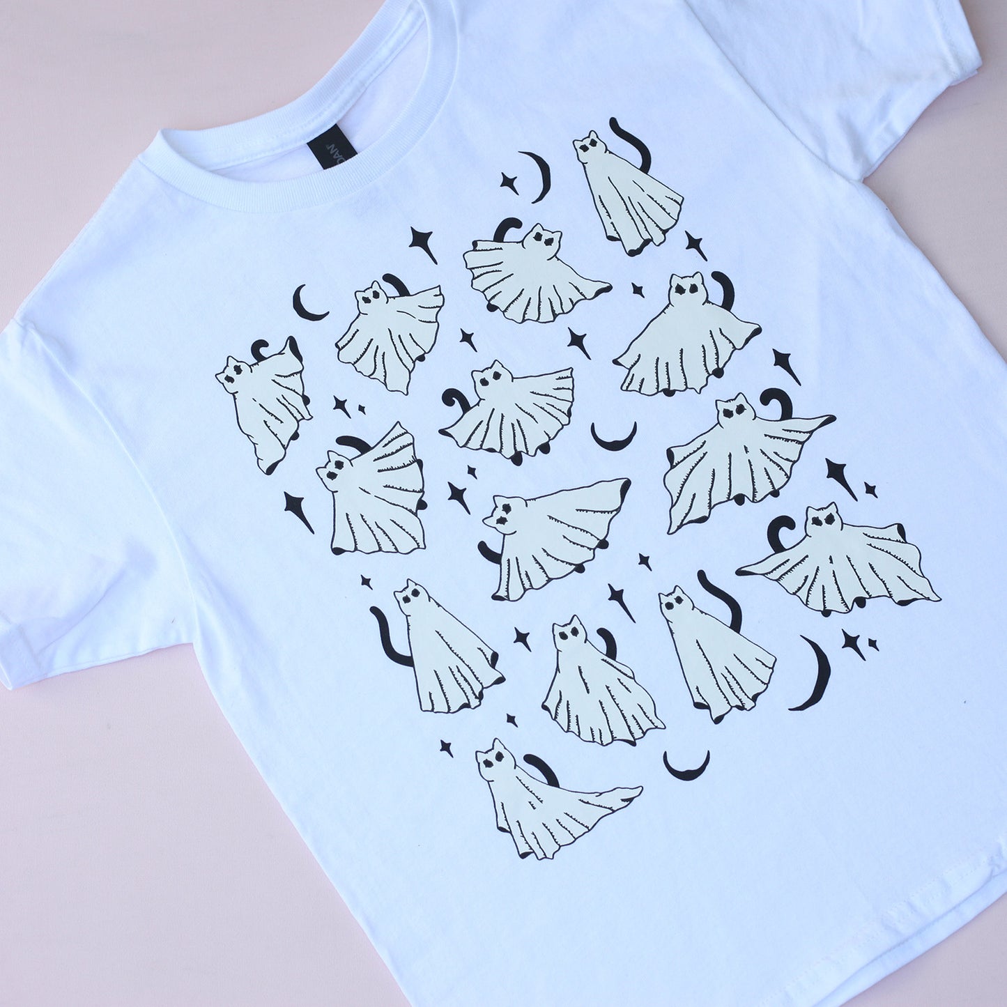 Ghost Cats Kids Tee