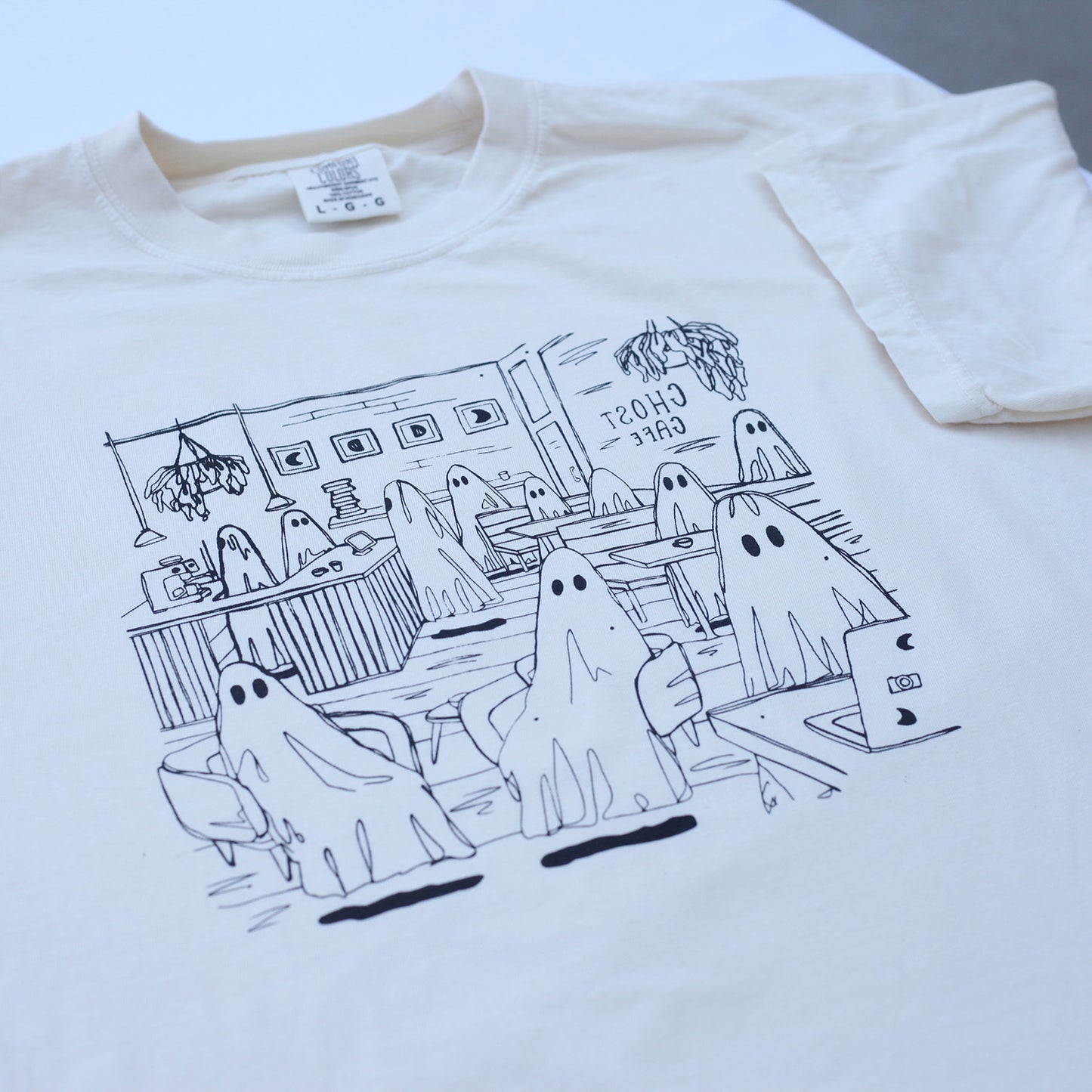 Ghost Cafe Tee (Ivory)