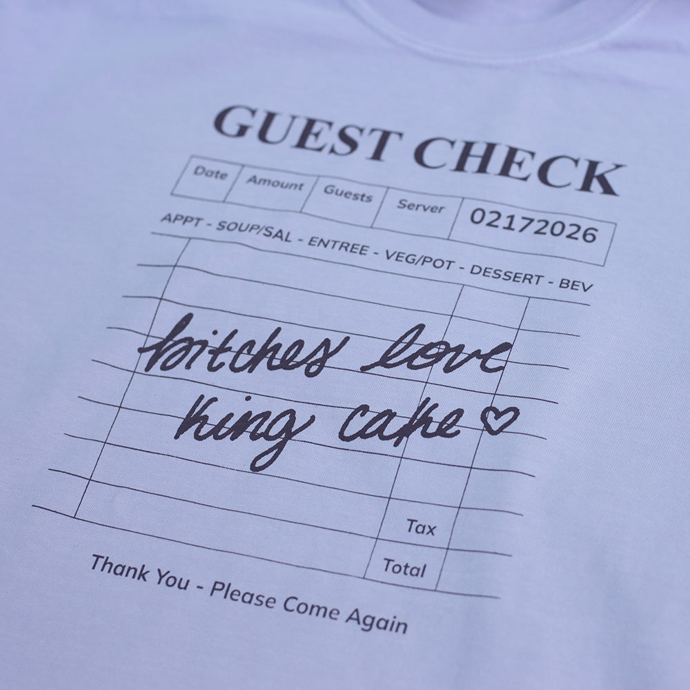 King Cake Tee Cropped (Purple)