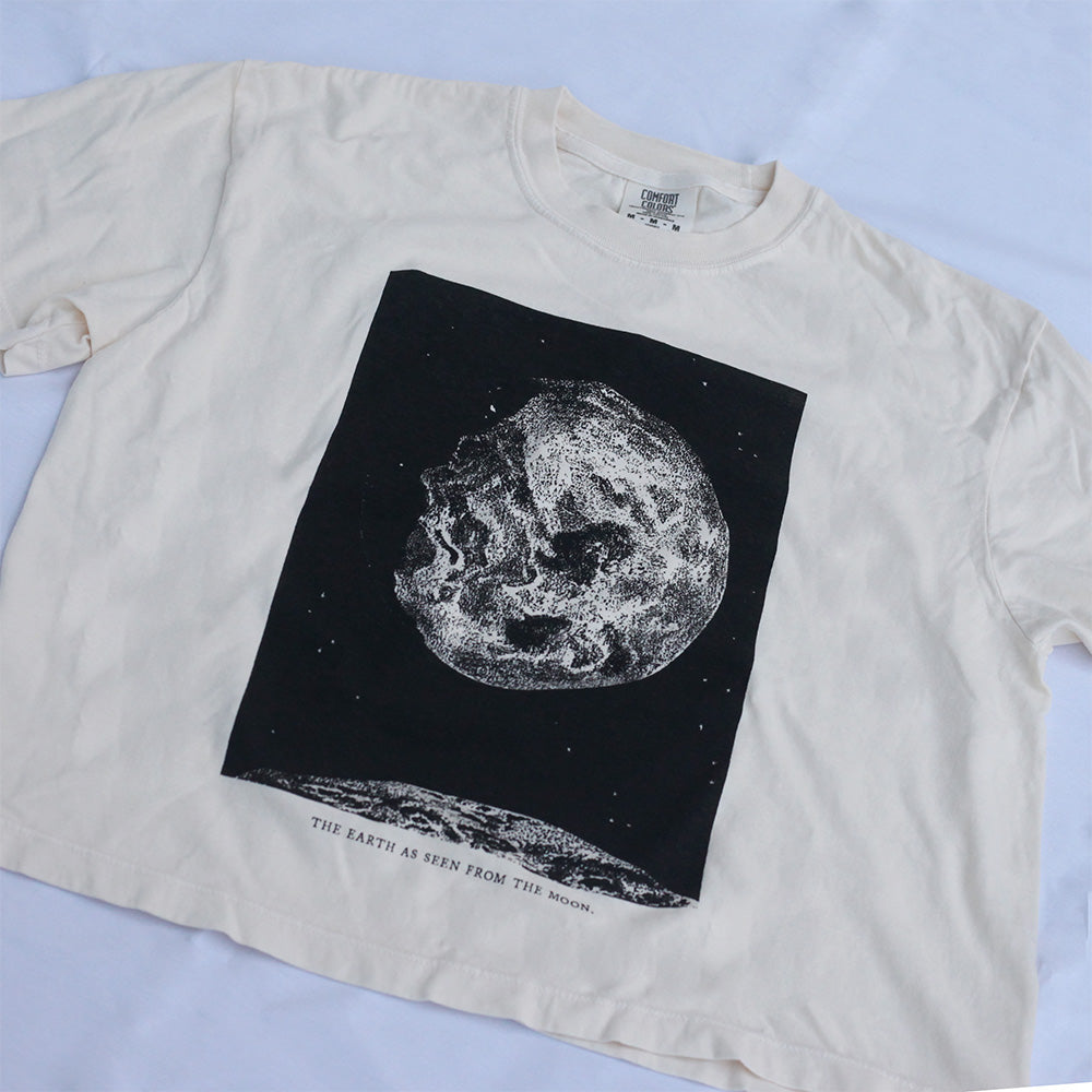 Moon Tee Cropped (Ivory)