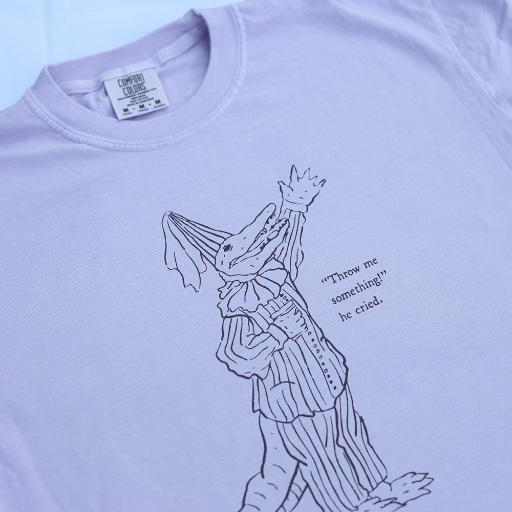 Throw Me Somethin' Cropped (Purple)