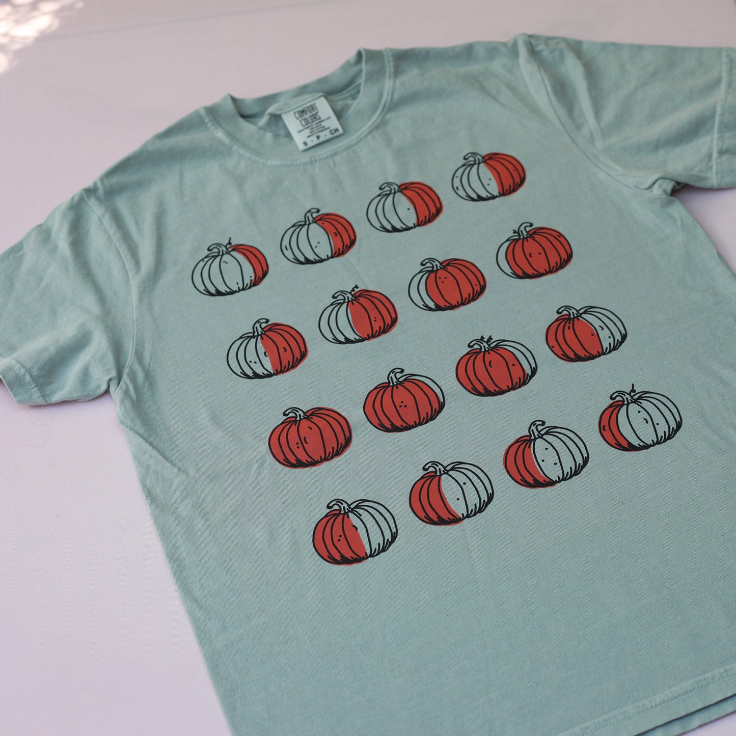 Pumpkin Moon Phases Tee (Bay)