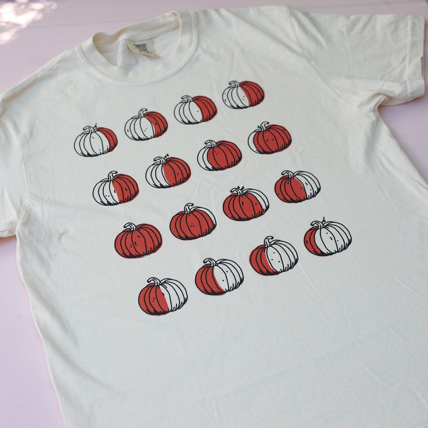 Pumpkin Moon Phases Tee (Ivory)