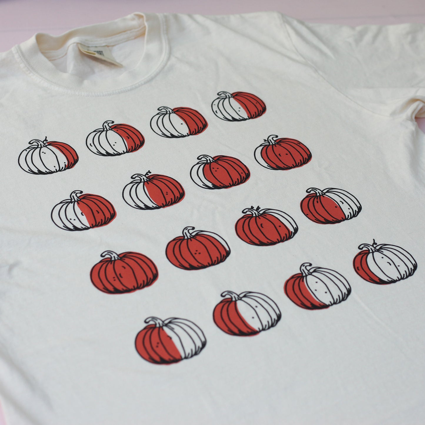 Pumpkin Moon Phases Tee (Ivory)