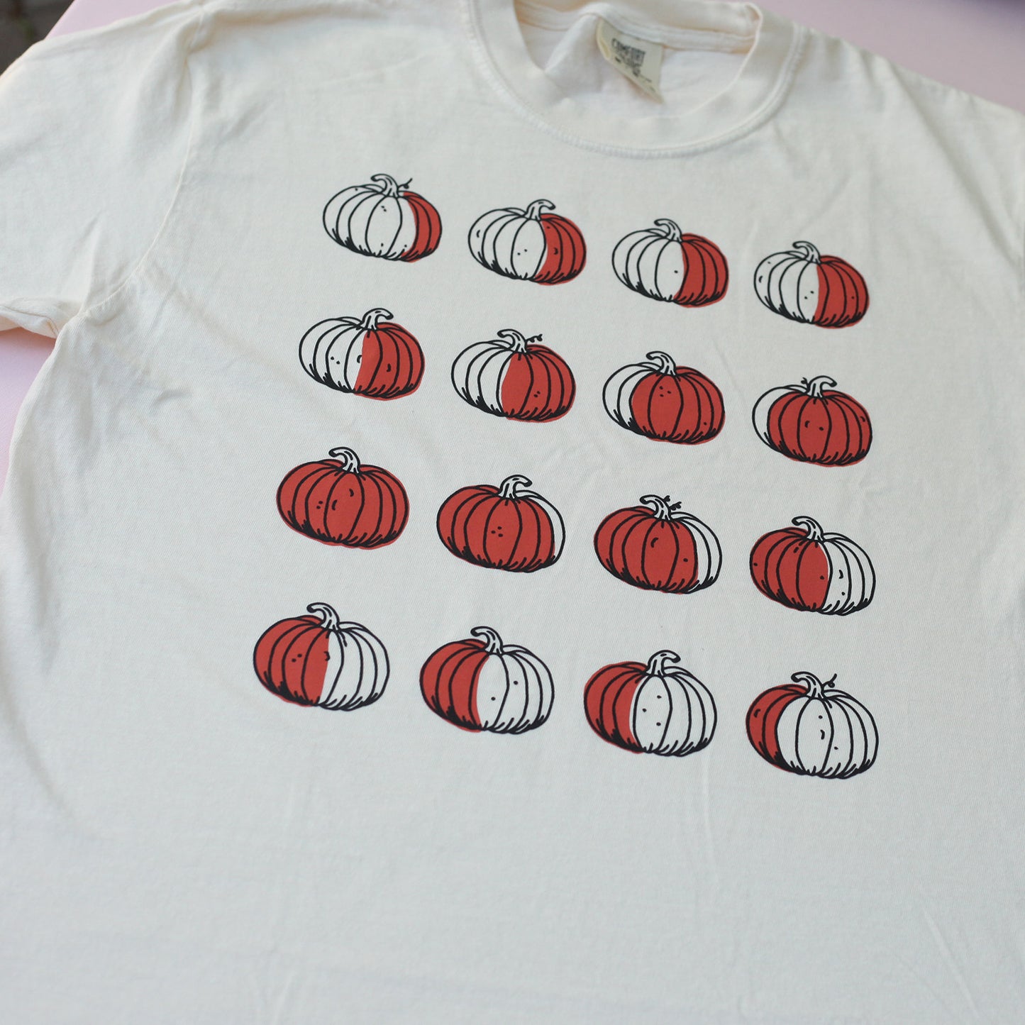 Pumpkin Moon Phases Tee (Ivory)