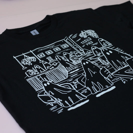 Ghost Cafe Kids Tee (Black)