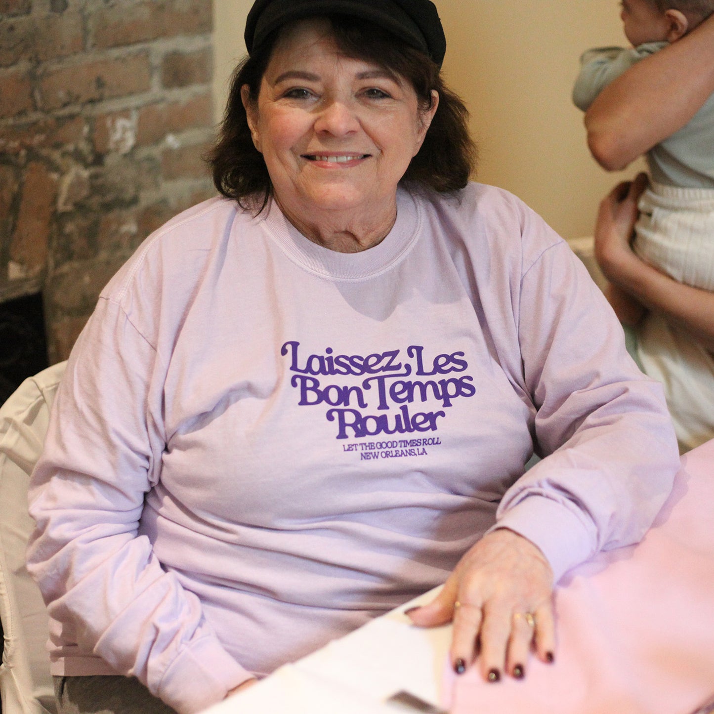 Good Times Long Sleeve Tee (Purple)