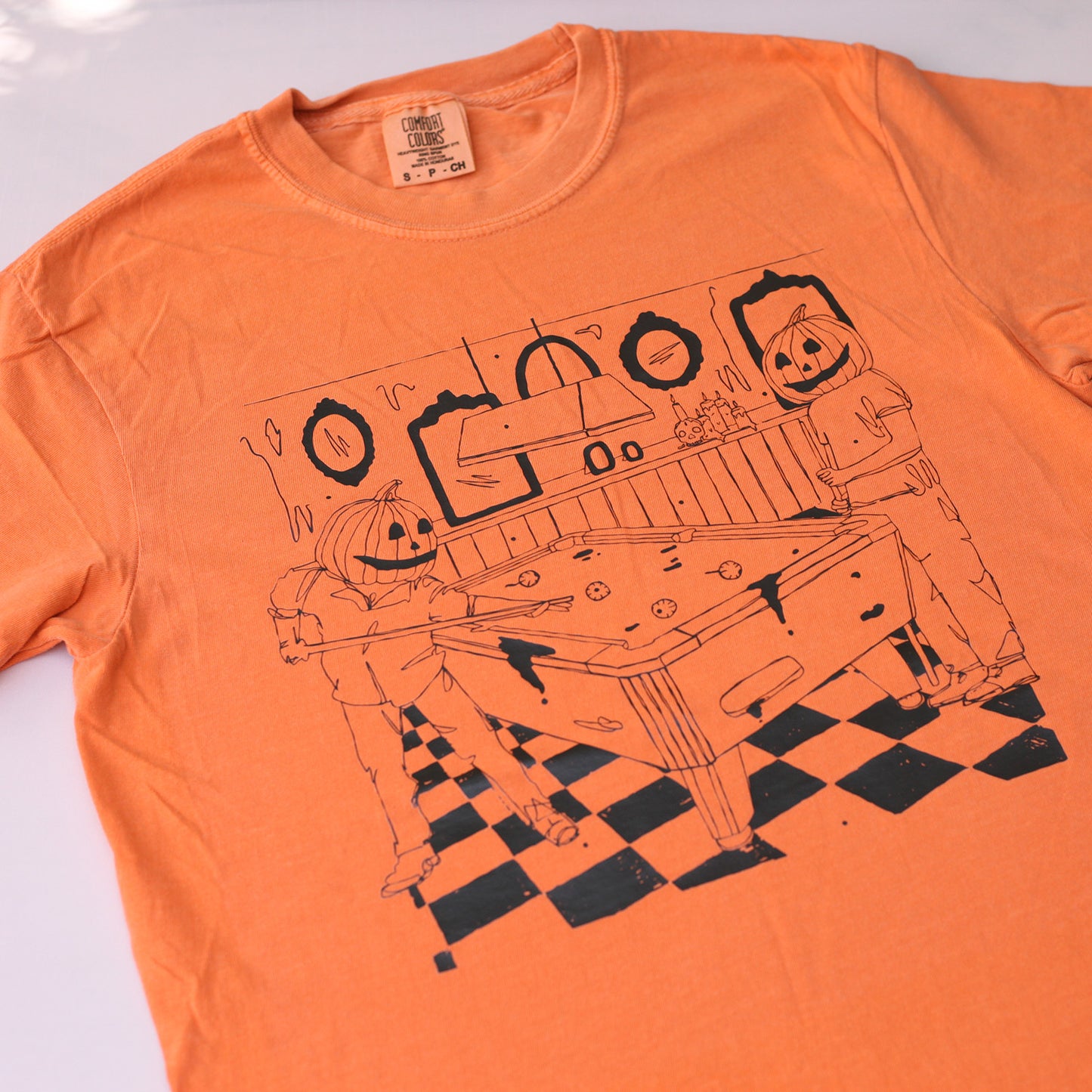 Billiards Tee (Orange)