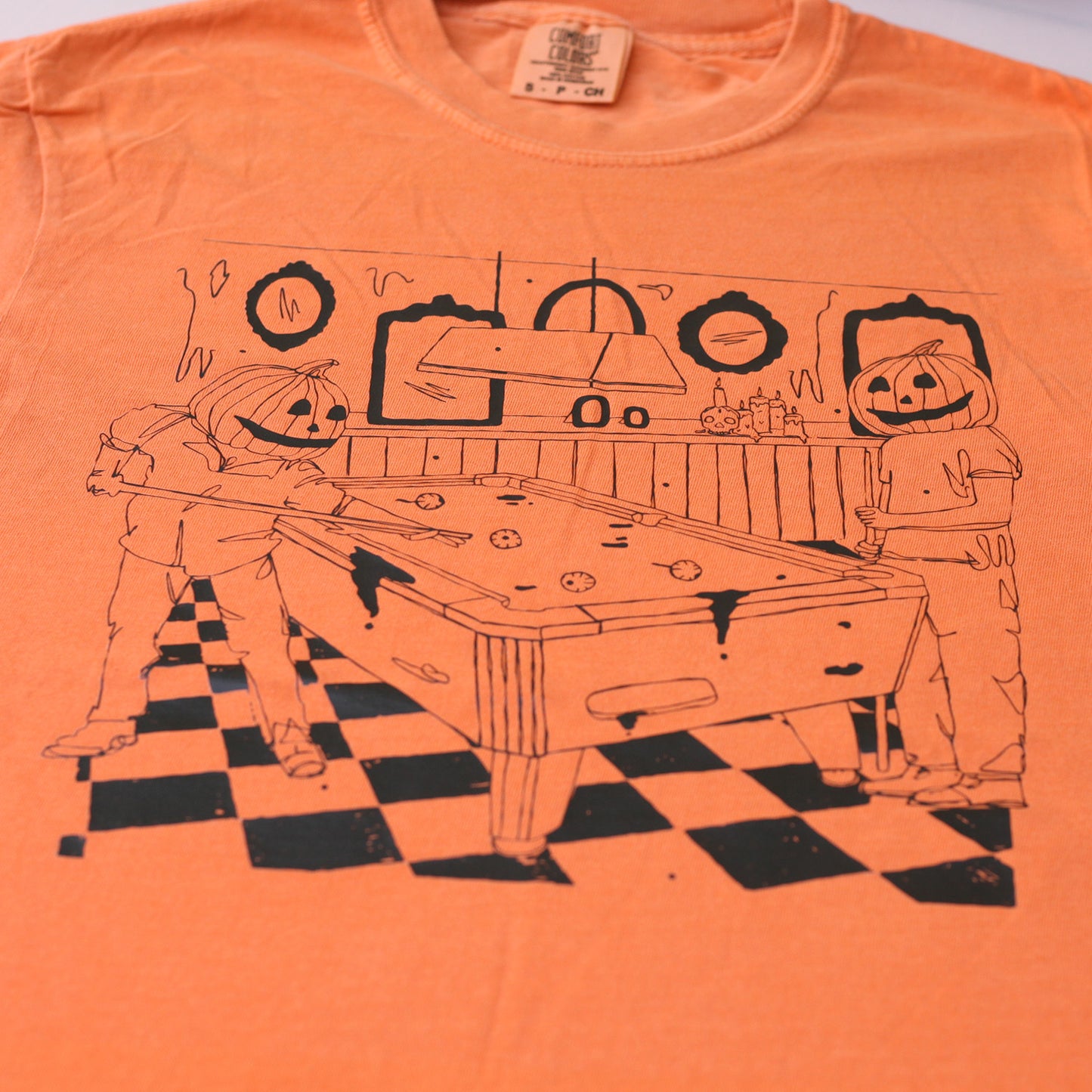 Billiards Tee (Orange)