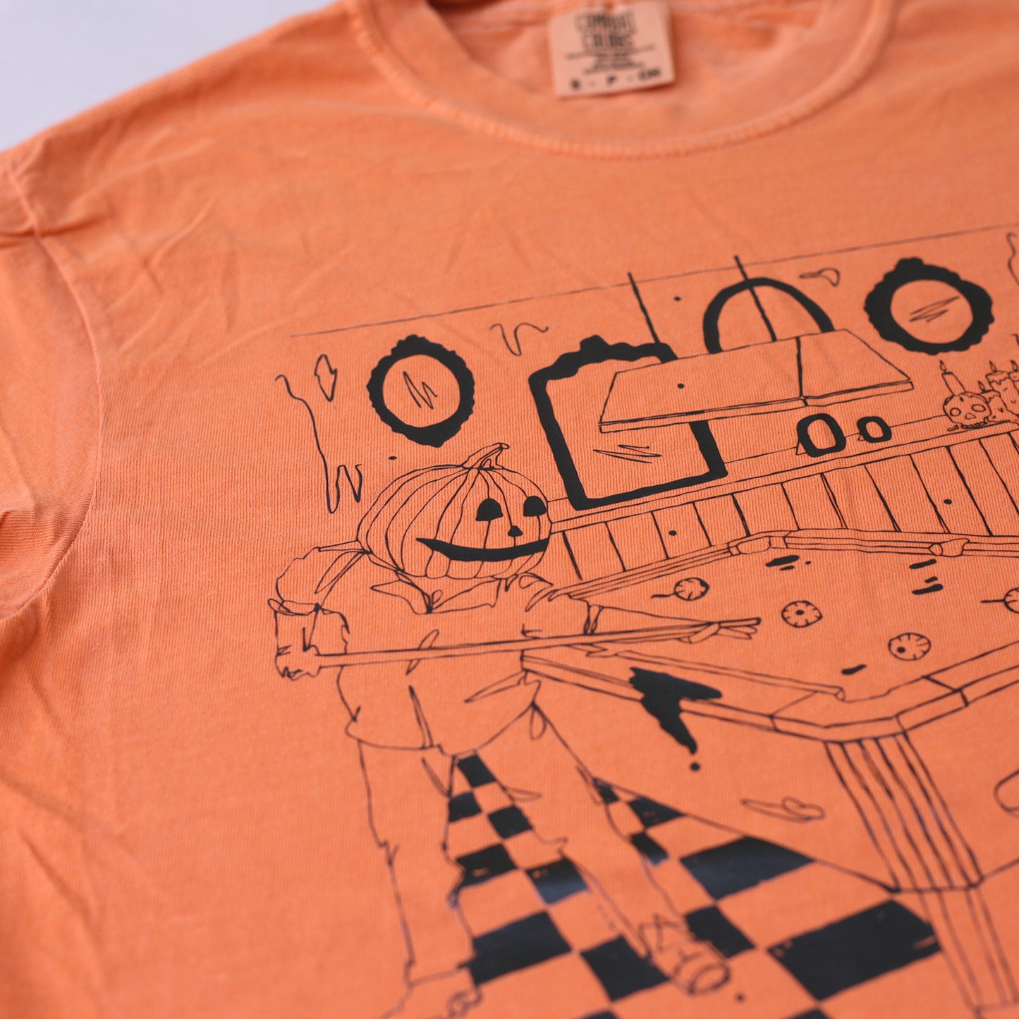 Billiards Tee (Orange)