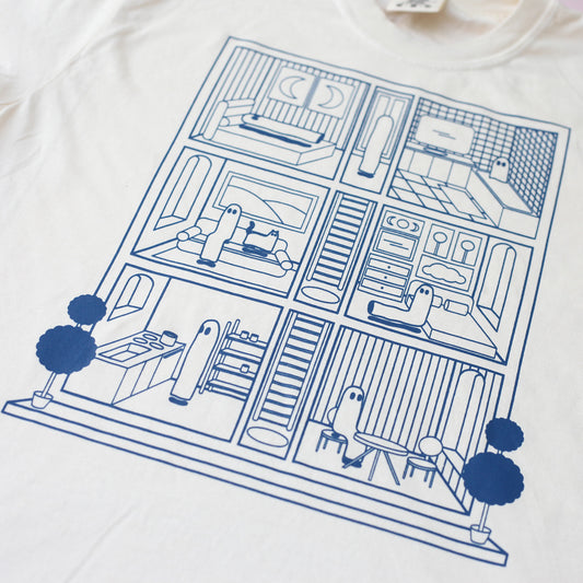 Ghost House Tee (Ivory)