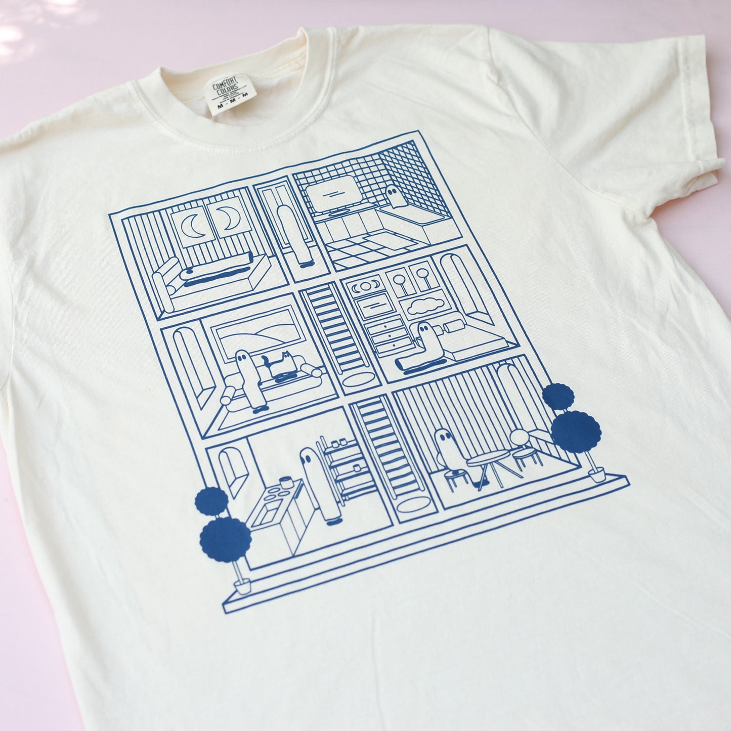 Ghost House Tee (Ivory)