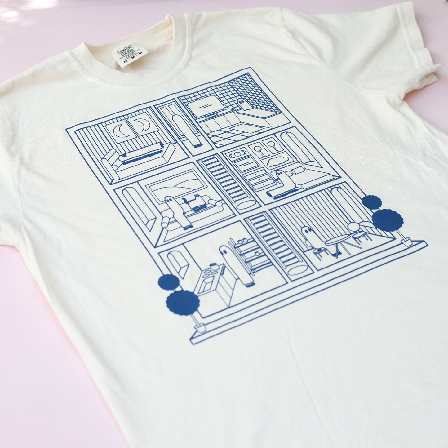 Ghost House Tee (Ivory)