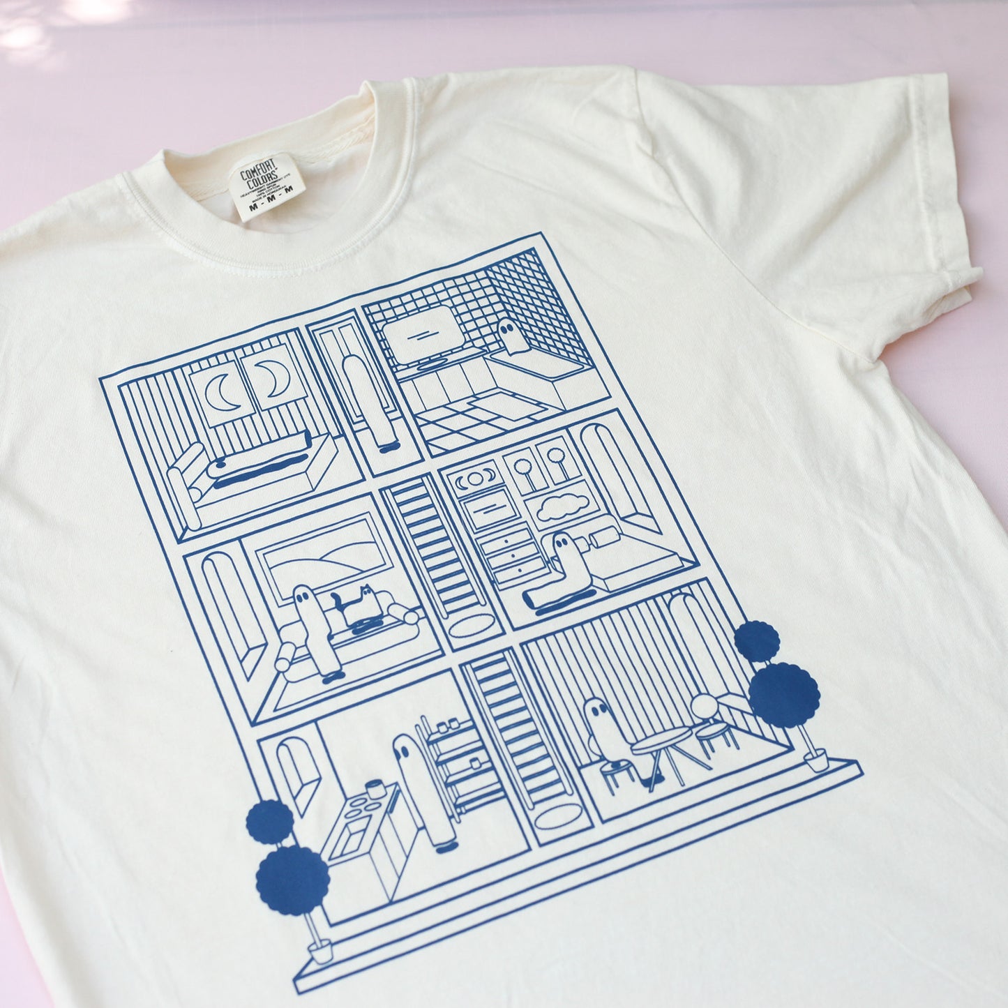 Ghost House Tee (Ivory)