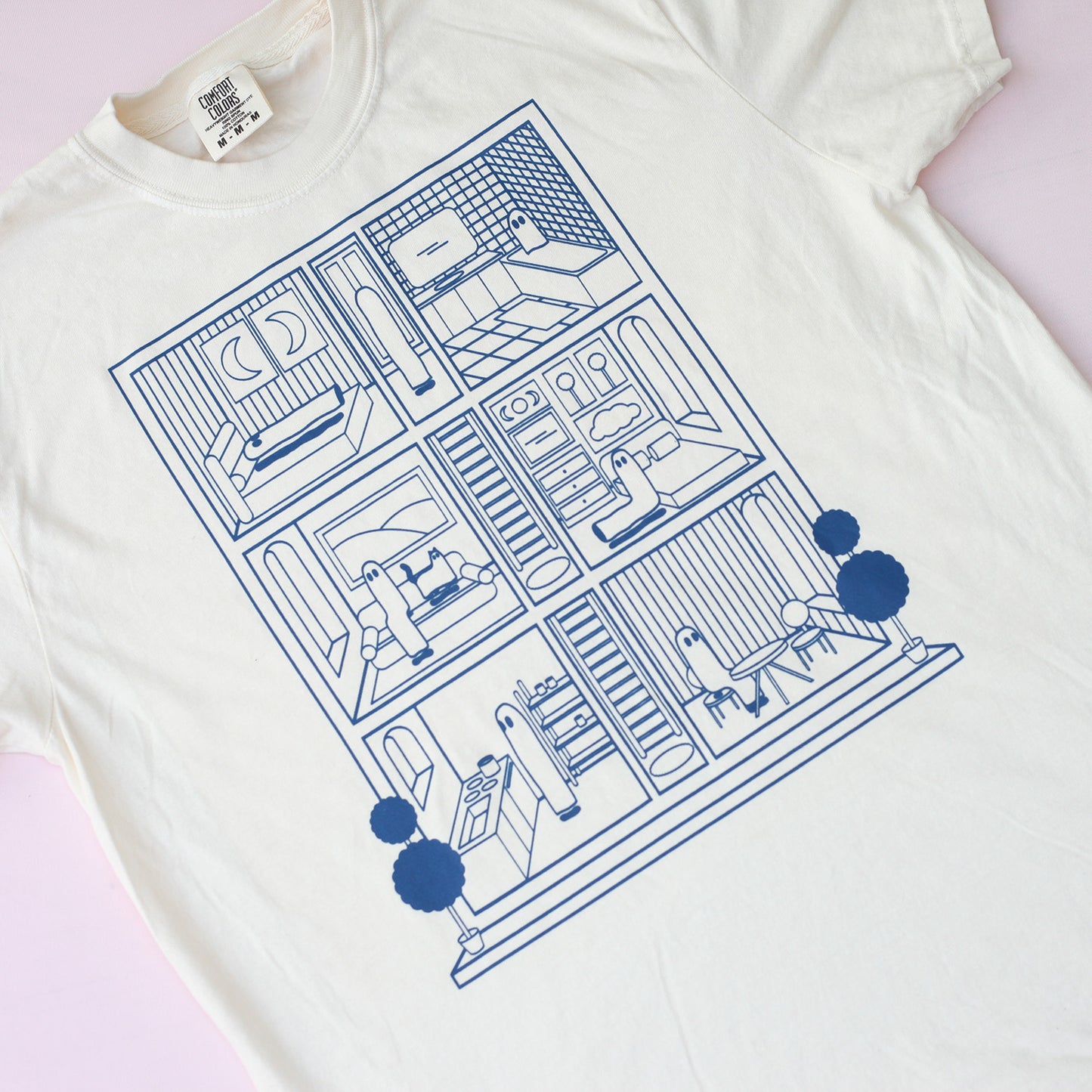 Ghost House Tee (Ivory)