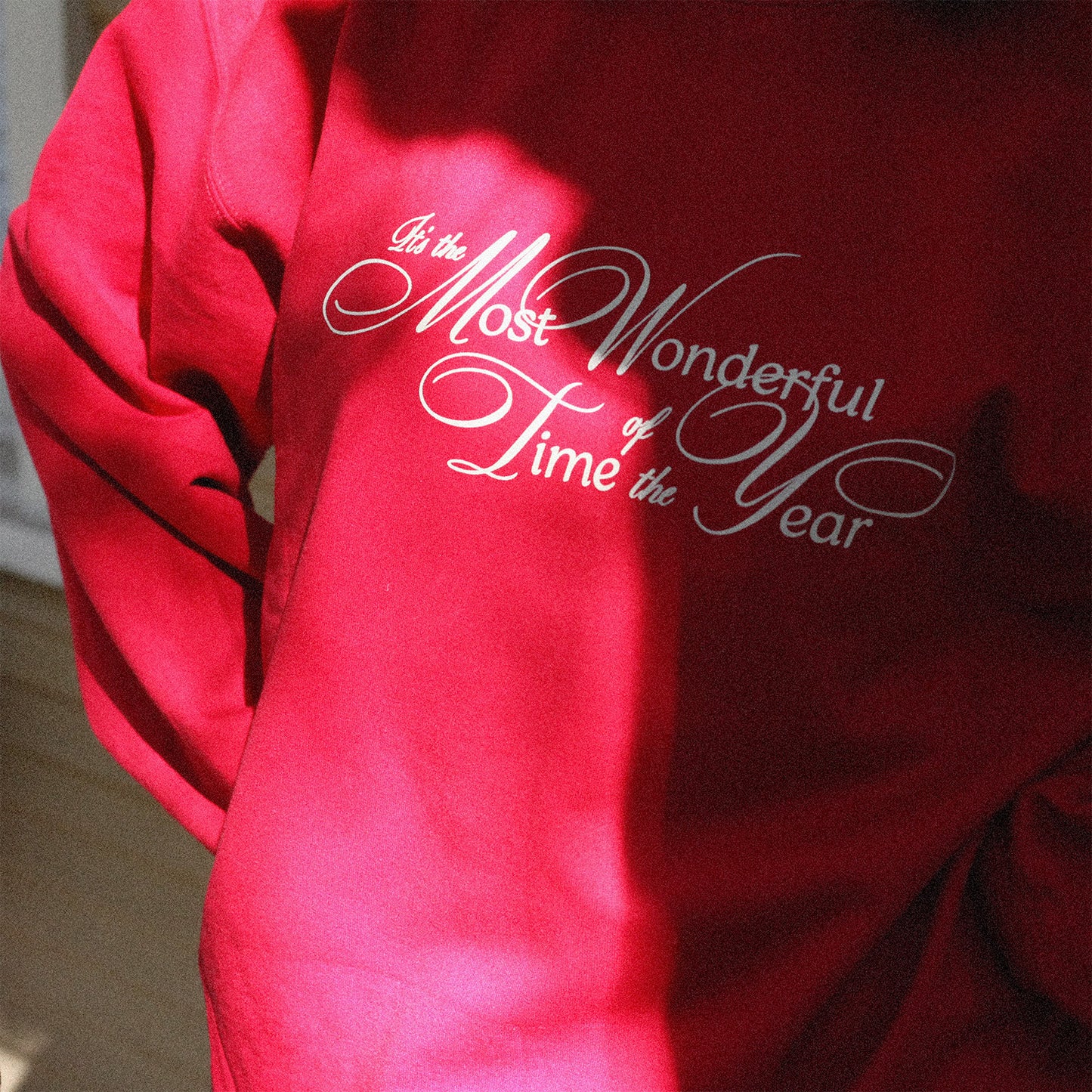 Most Wonderful Sweatshirt (Cherry Red)