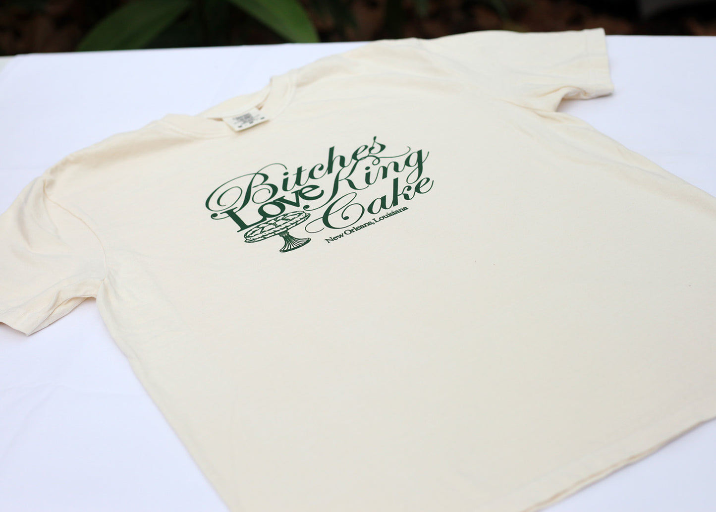 King Cake Tee (Ivory)