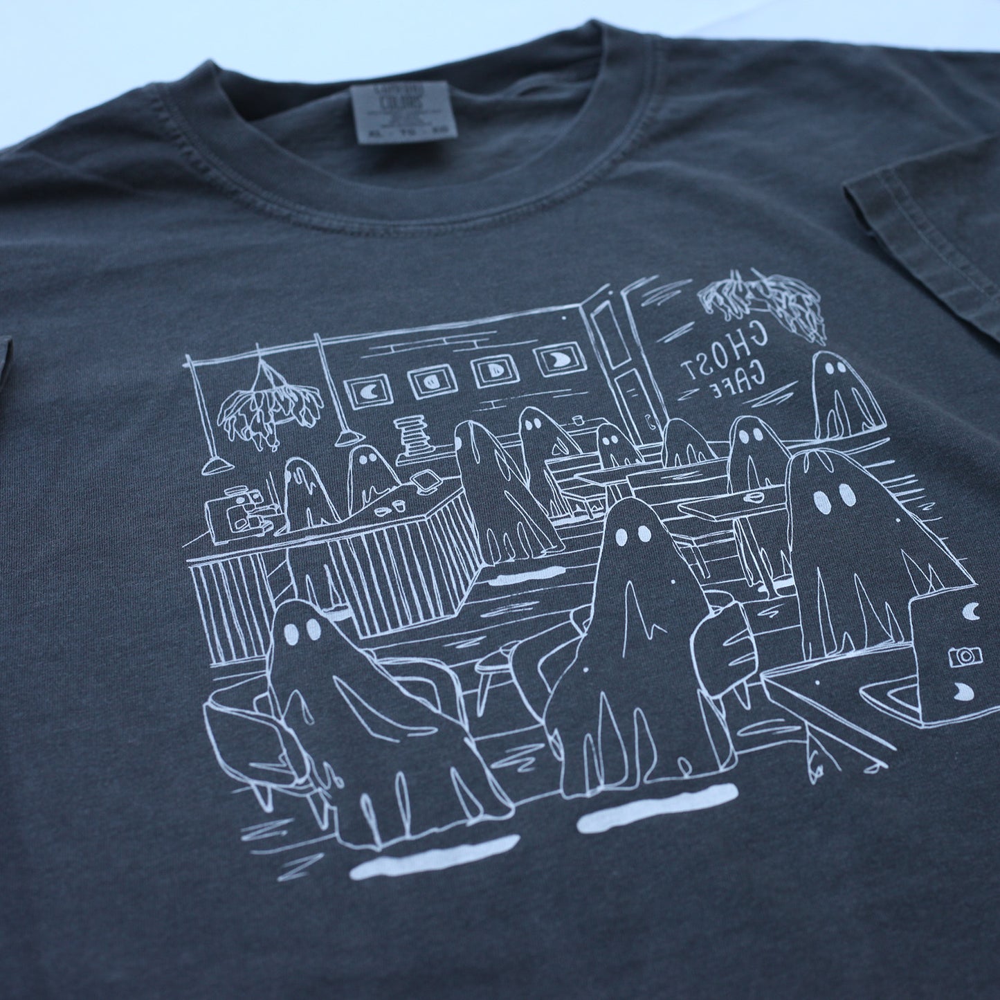 Ghost Cafe Tee (Pepper)