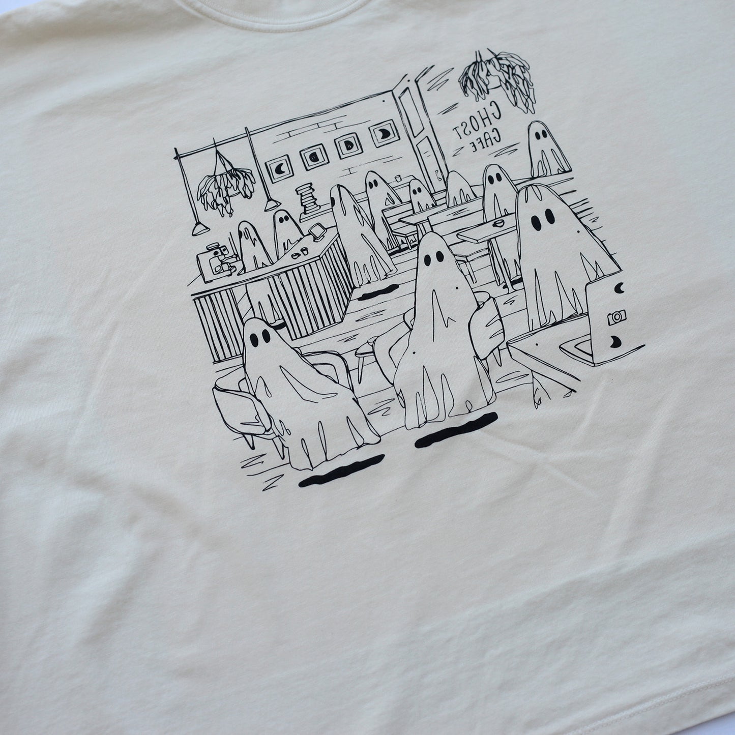 Ghost Cafe Cropped (Ivory)