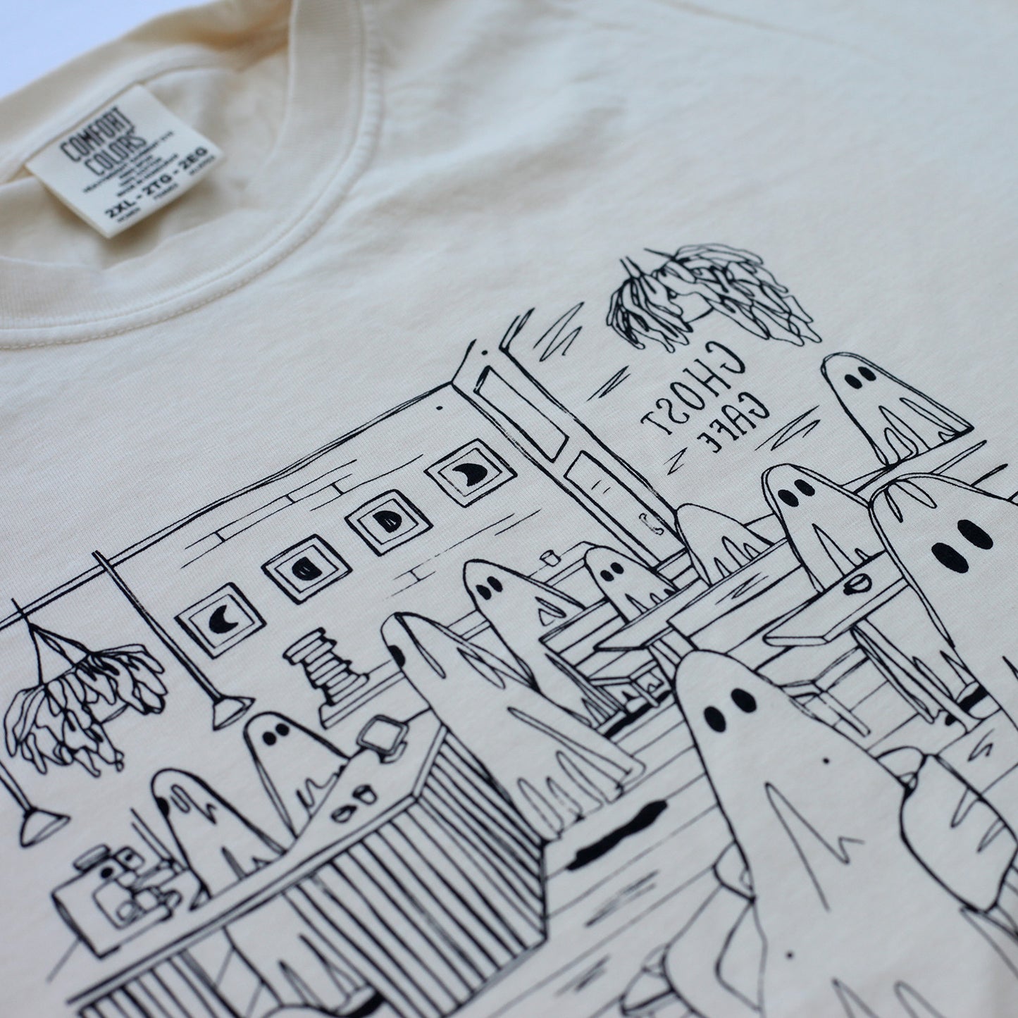 Ghost Cafe Cropped (Ivory)