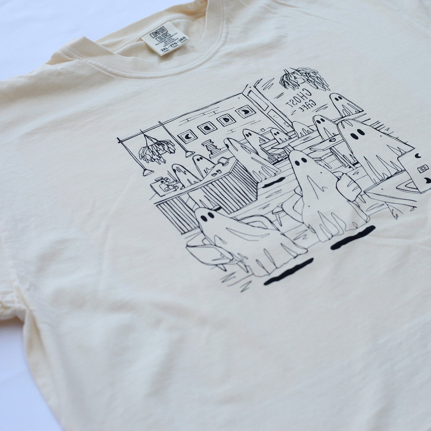 Ghost Cafe Cropped (Ivory)