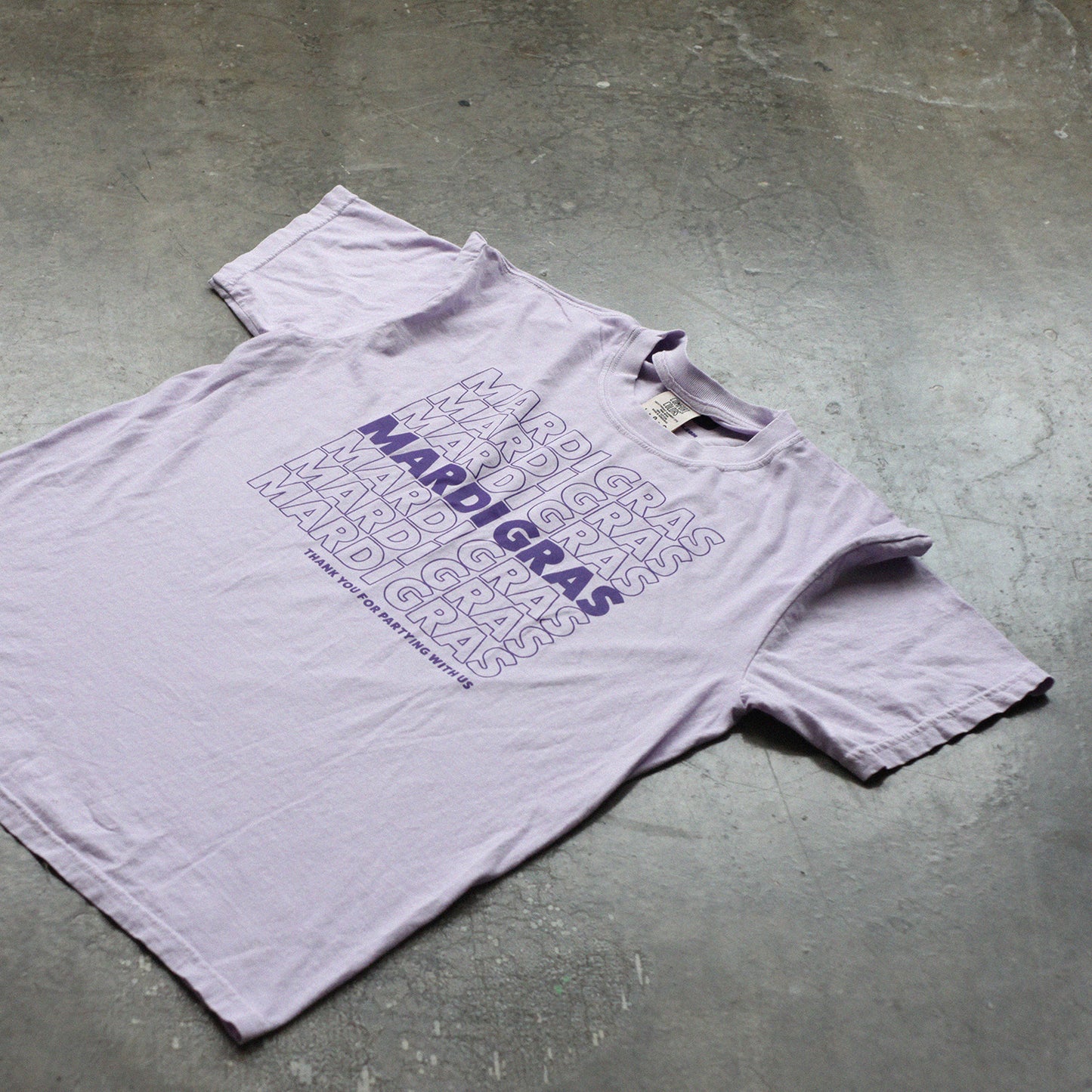 TY For Partying Tee (Purple/Purple)