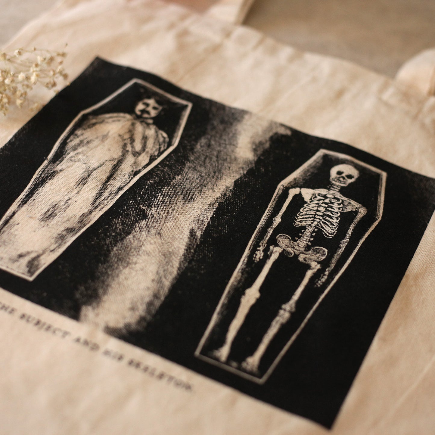 Skeleton Tote Bag