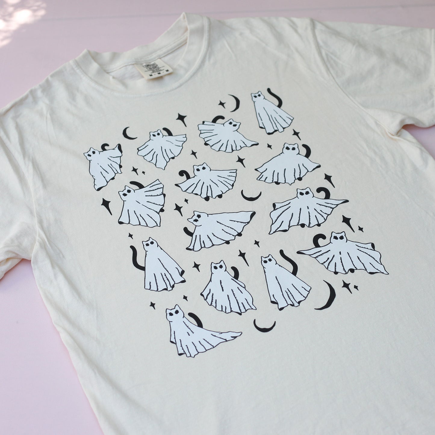 Ghost Cats Tee (Ivory)