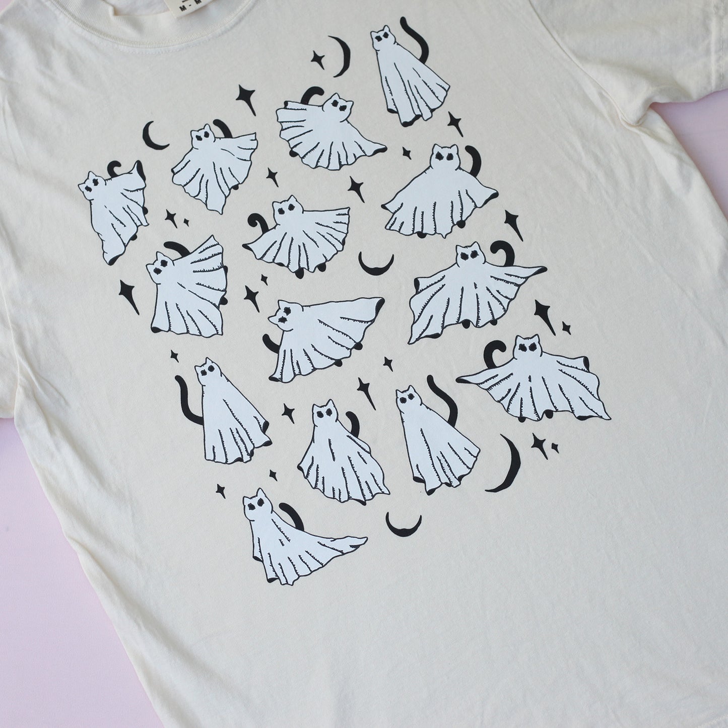 Ghost Cats Tee (Ivory)