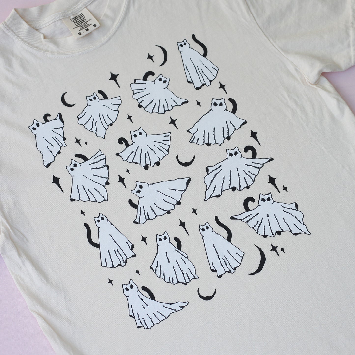 Ghost Cats Tee (Ivory)