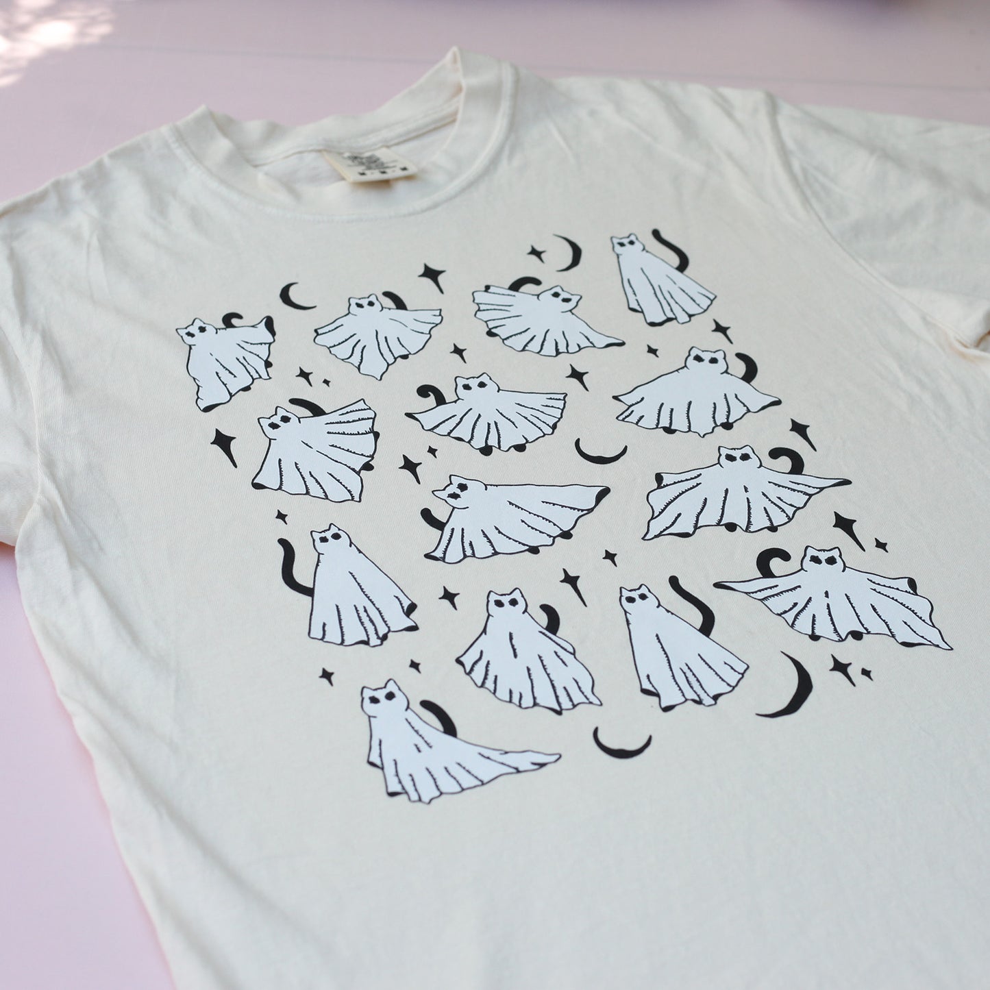 Ghost Cats Tee (Ivory)