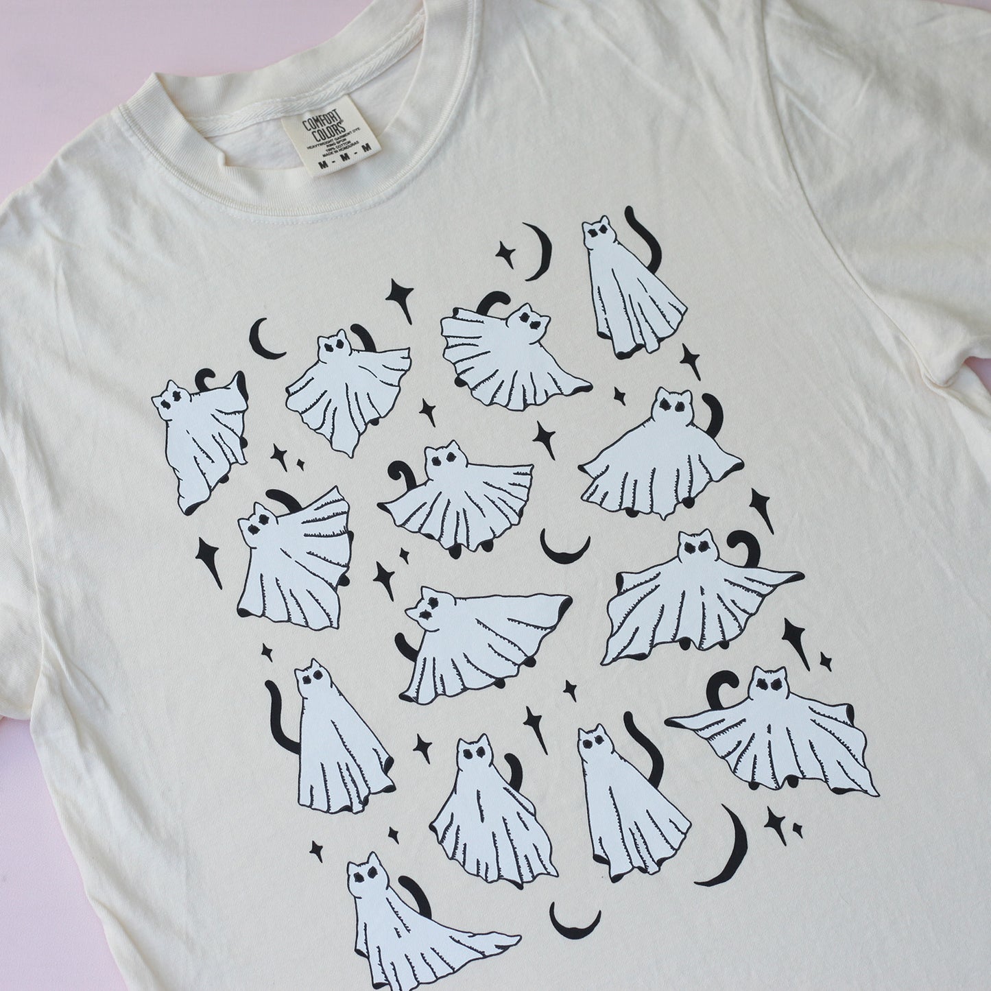 Ghost Cats Tee (Ivory)
