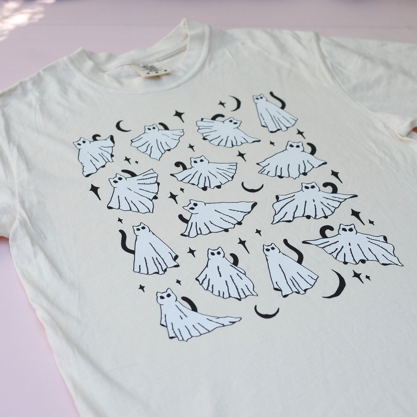 Ghost Cats Tee (Ivory)