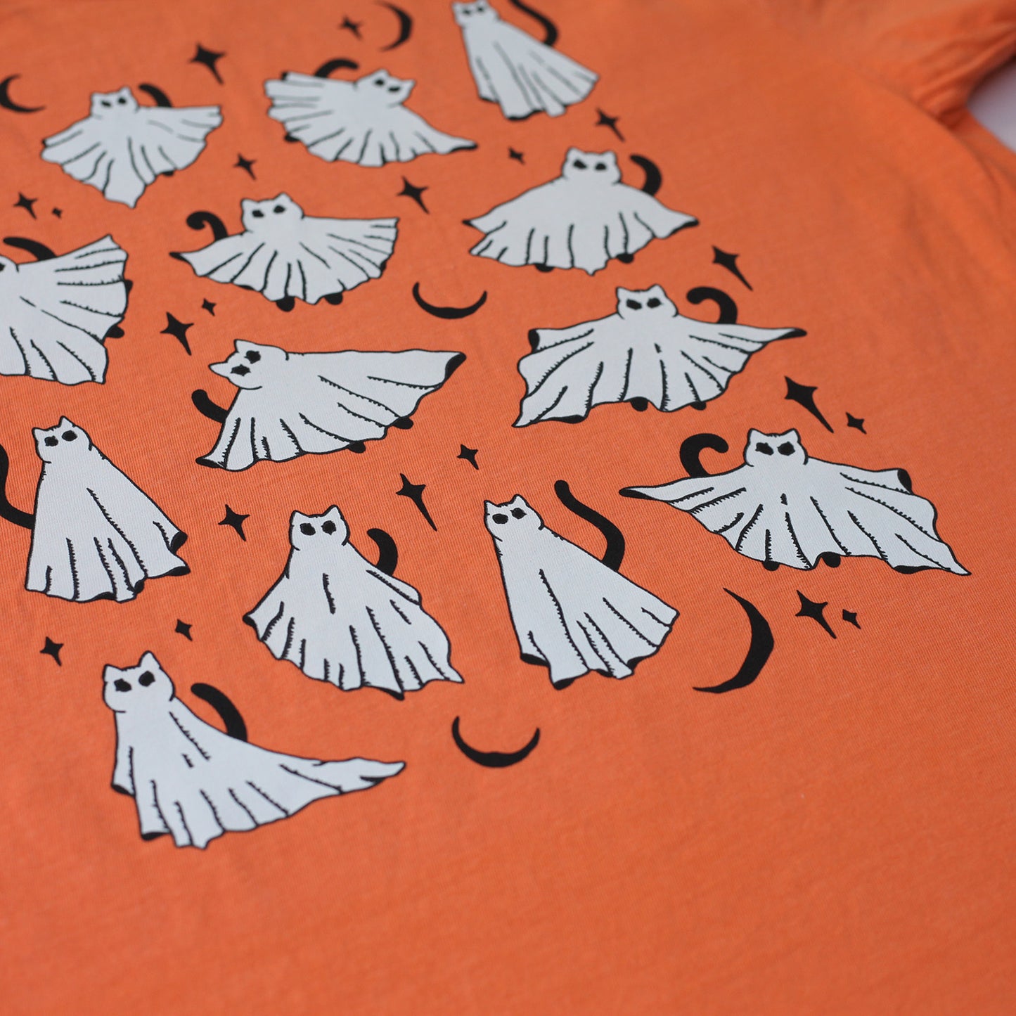 Ghost Cats Tee (Orange)