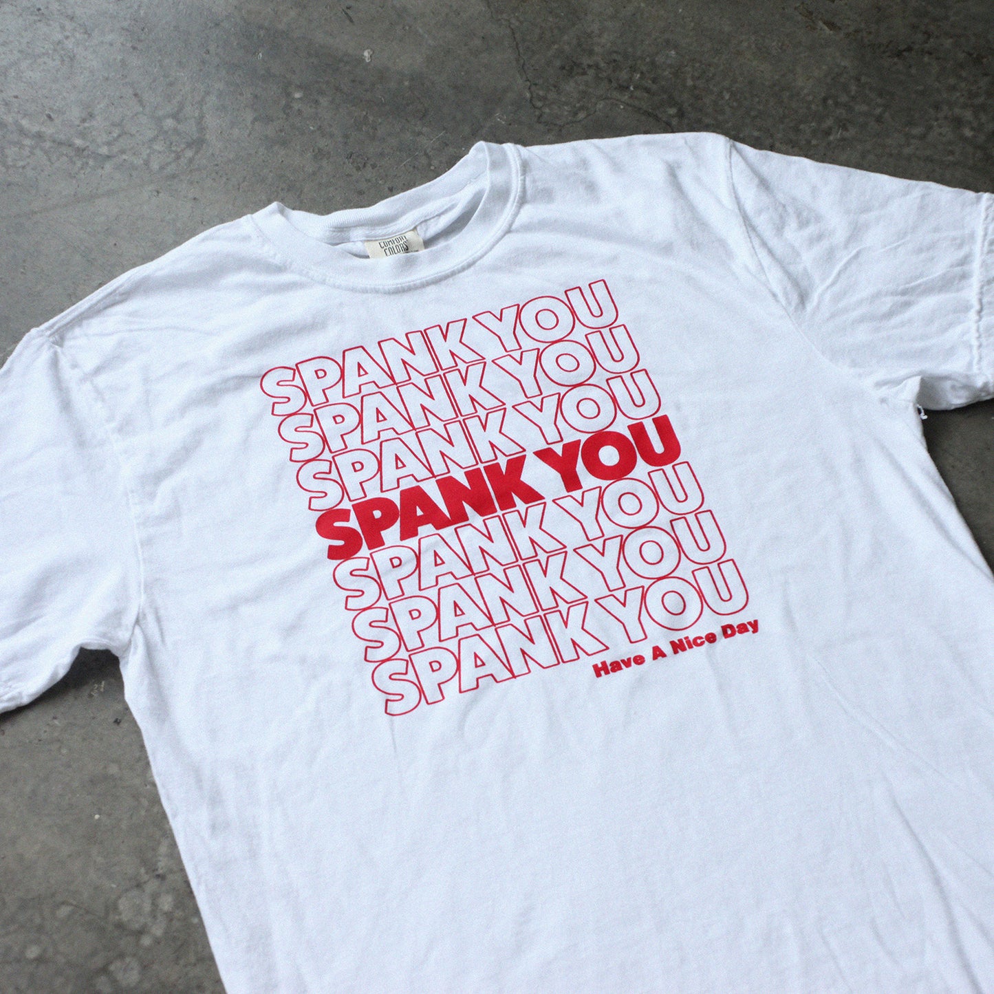 Spank You Tee (White)