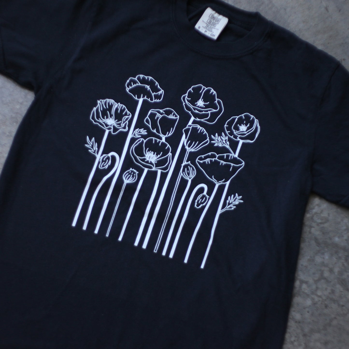 Poppy Tee (Black)