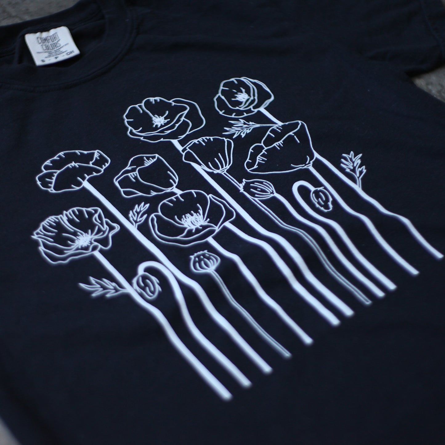 Poppy Tee (Black)