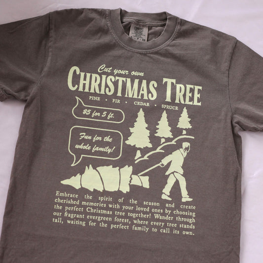 Christmas Tree Farm Tee (Brown)