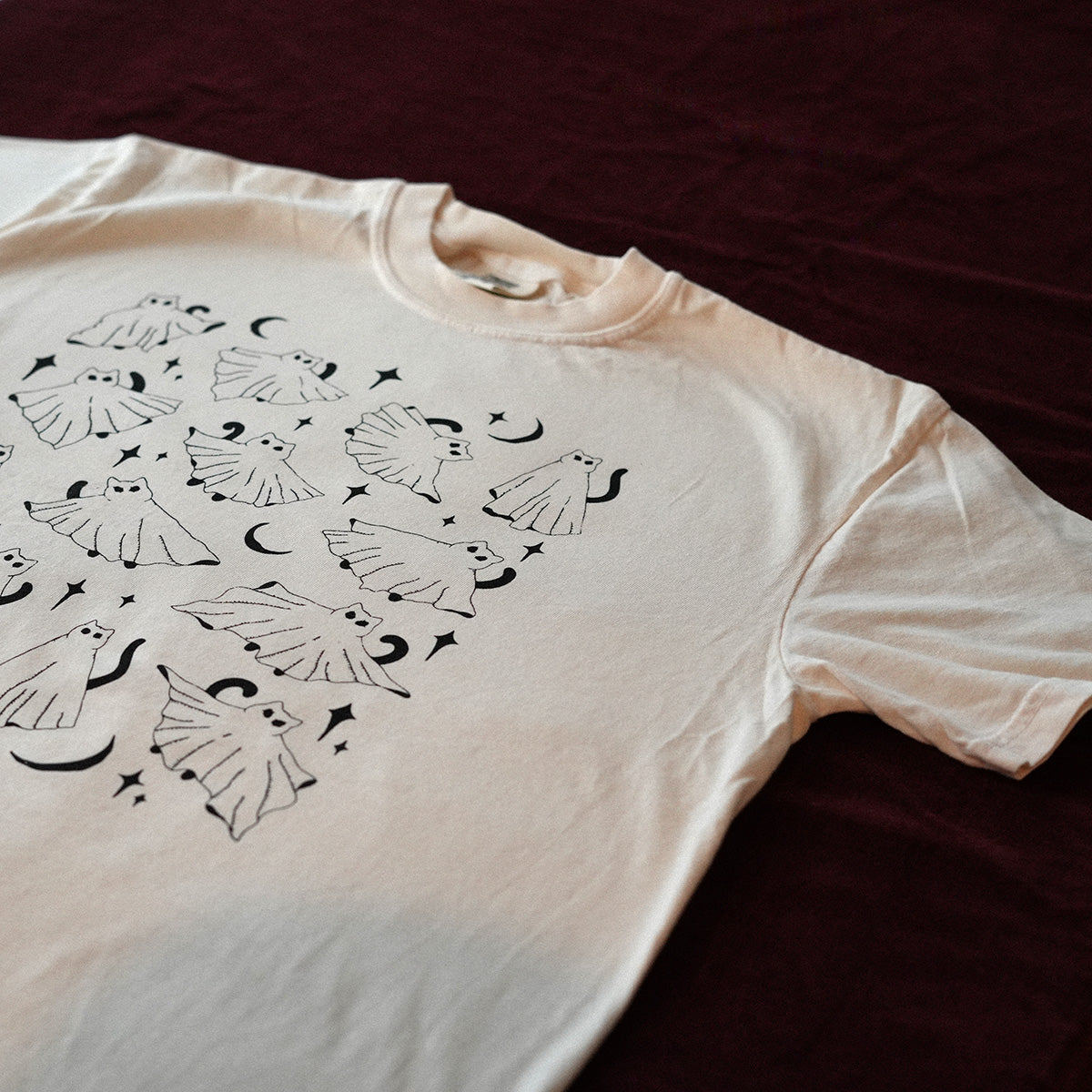 Ghost Cats Tee (Ivory)