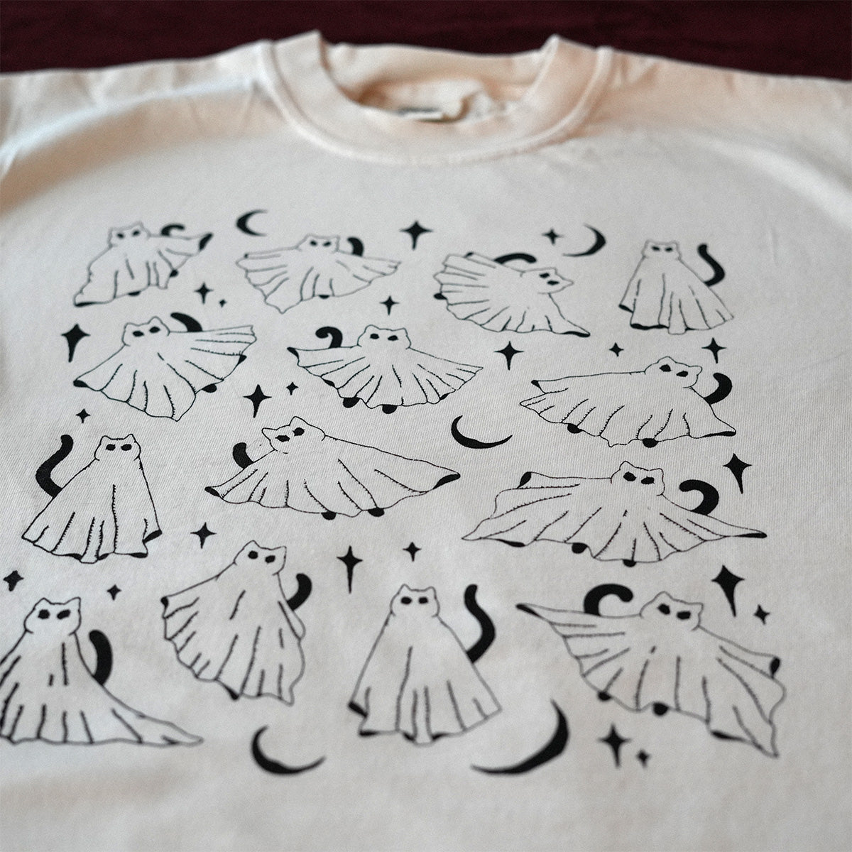 Ghost Cats Tee (Ivory)
