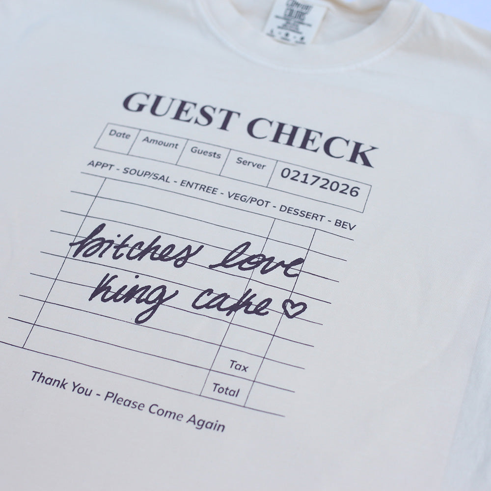 King Cake Tee Cropped (Ivory)