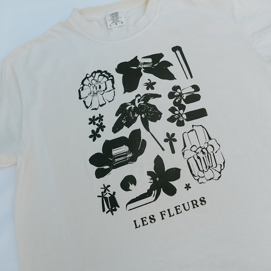 Les Fleurs Tee (Ivory)