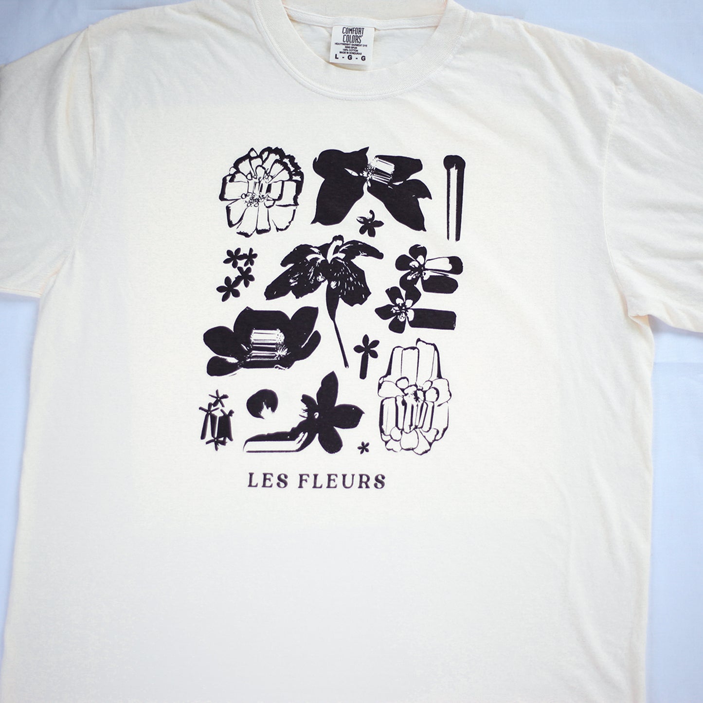 Les Fleurs Tee (Ivory)