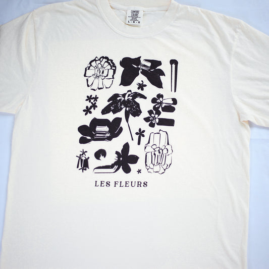 Les Fleurs Tee (Ivory)