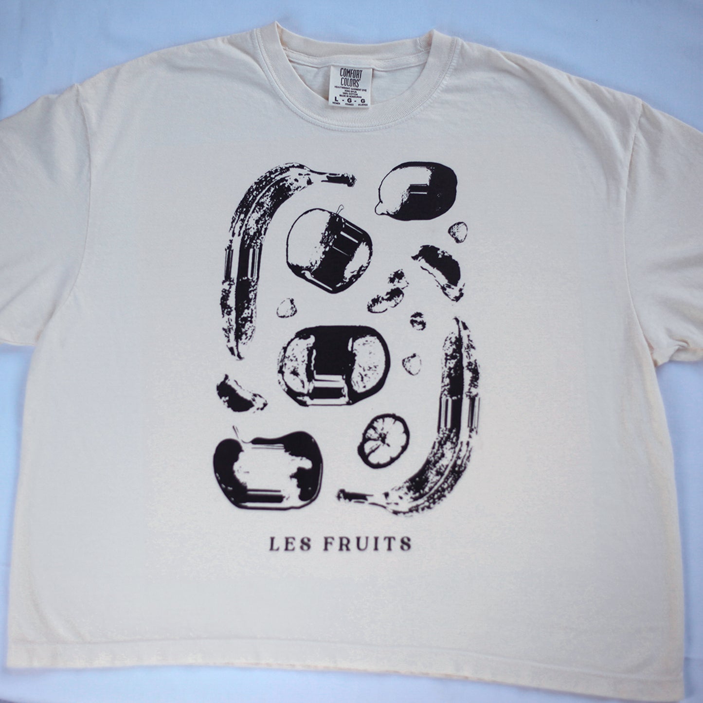 Les Fruits Tee Cropped (Ivory)