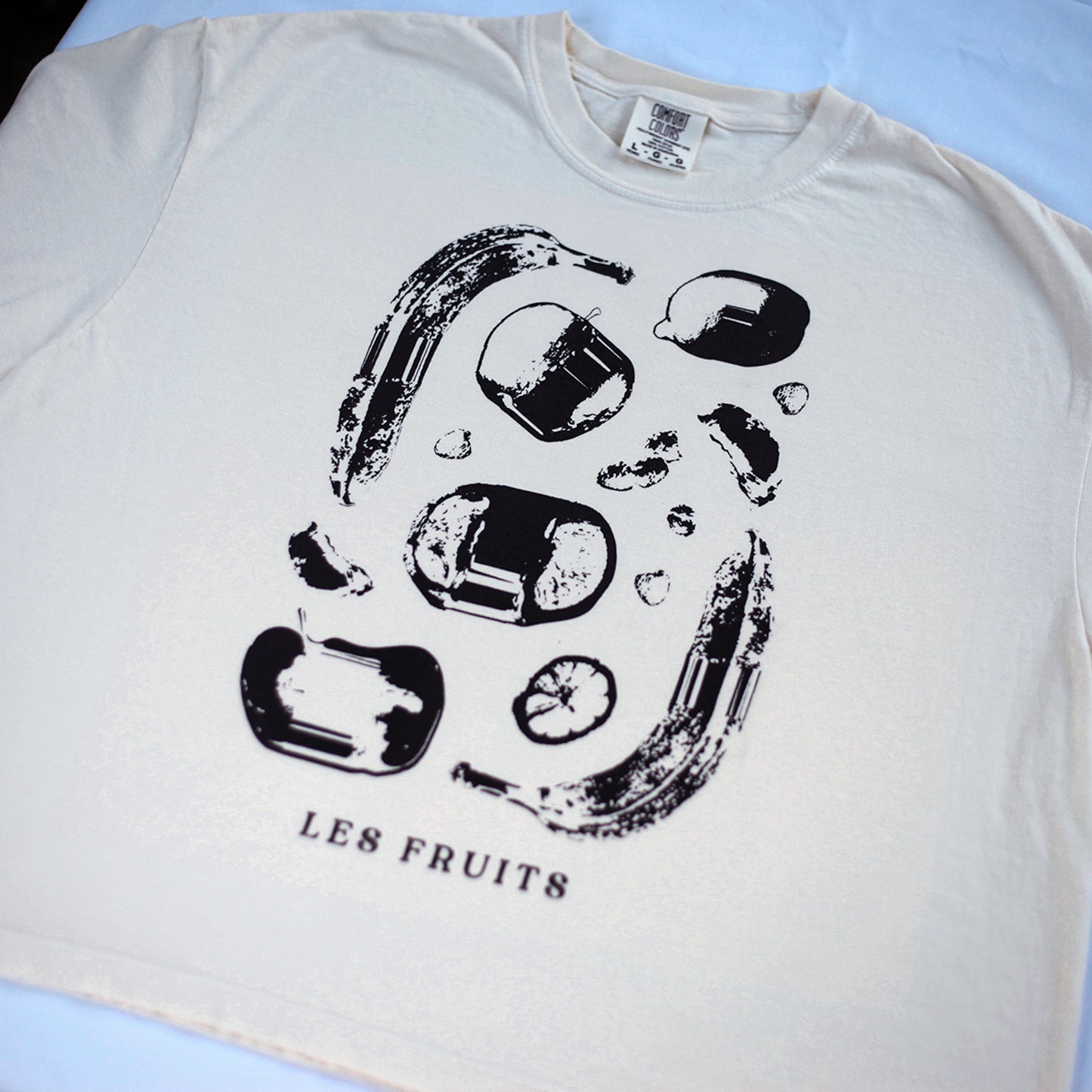 Les Fruits Tee Cropped (Ivory)