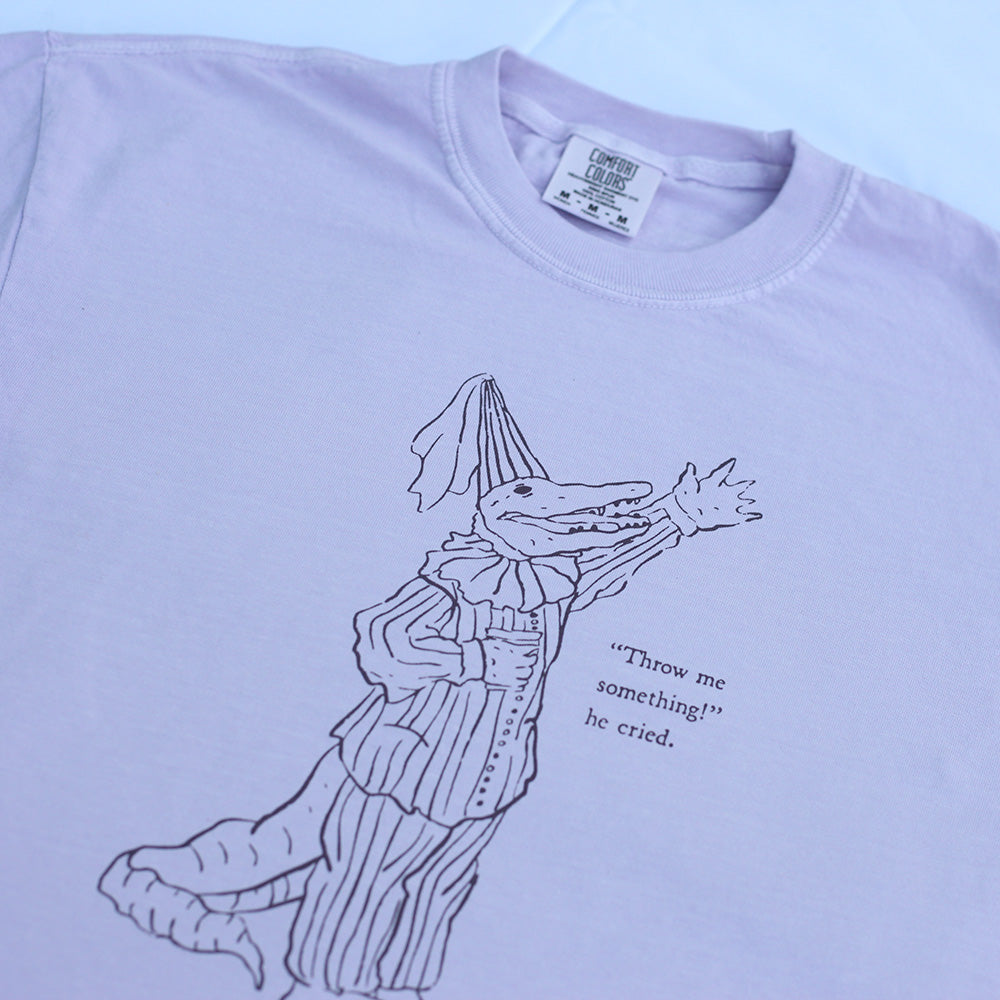 Throw Me Somethin' Cropped (Purple)